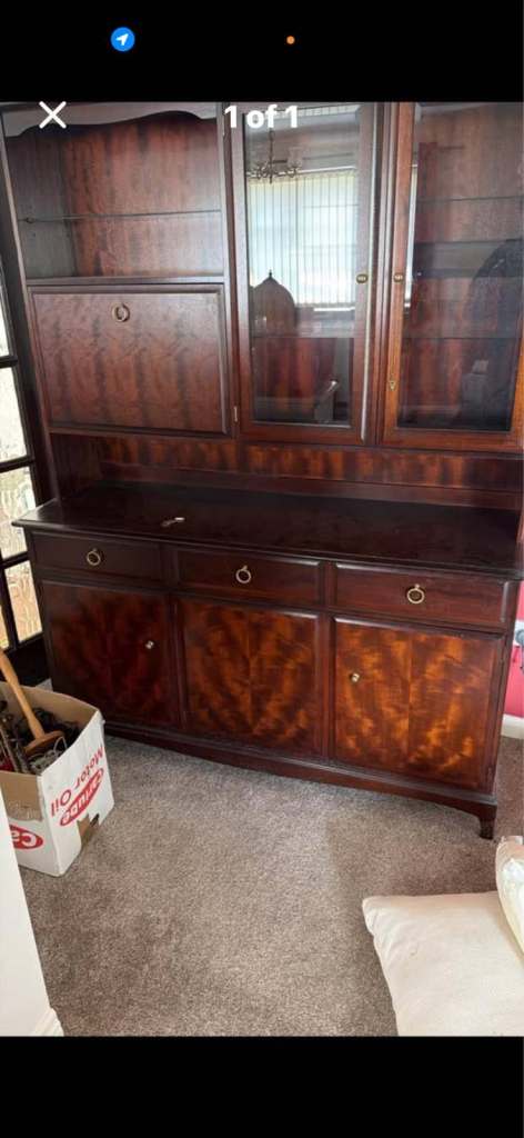 FREE Large Solid Wood Display Cabinet / Dresser