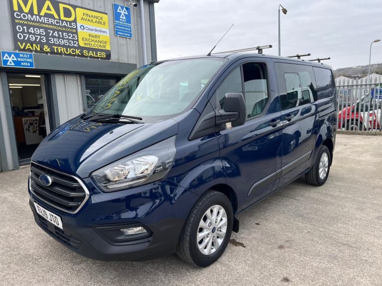 Ford Transit Custom 300 2.0tdci 105ps L1H1 Factory Crew van 2019/19 Registration