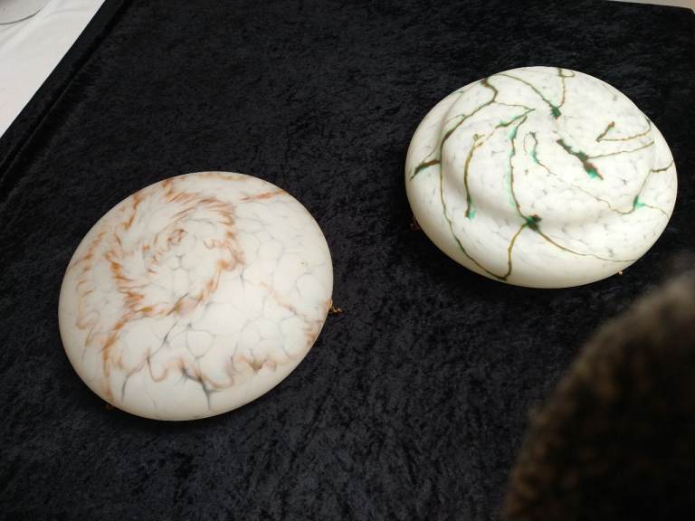 Original Art Deco Flycatcher Lampshades