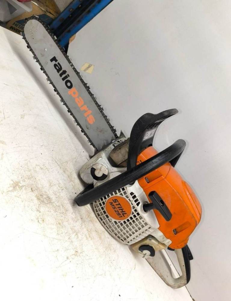 STIHL MS291 PETROL CHAINSAW  USED