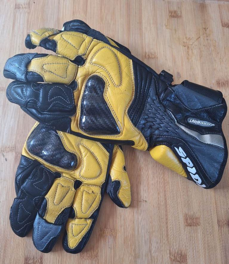 SPIDI Leather motorbike gloves 
