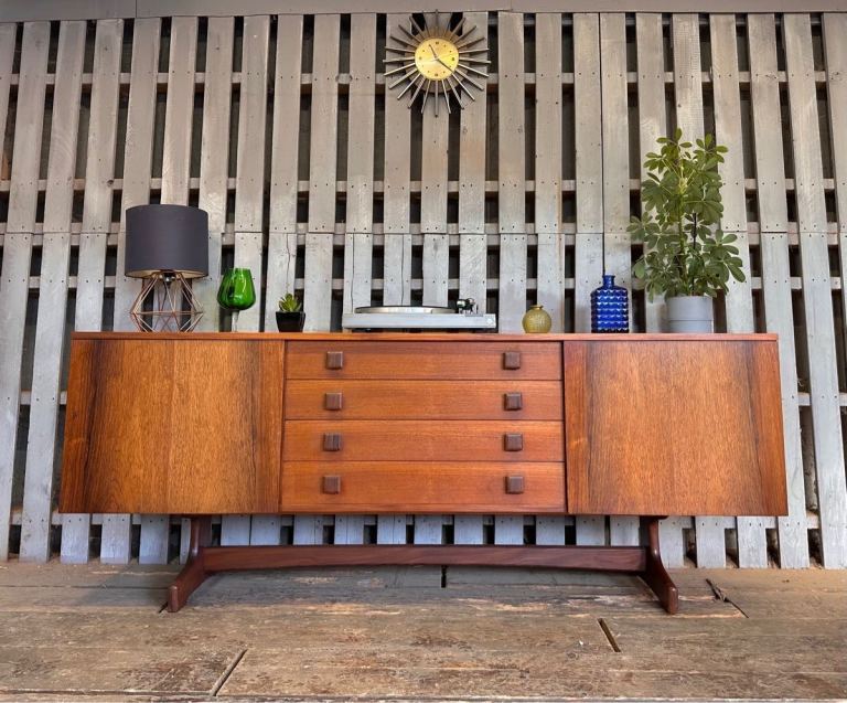 Vanson teak & rosewood sideboard vintage retro mid century 