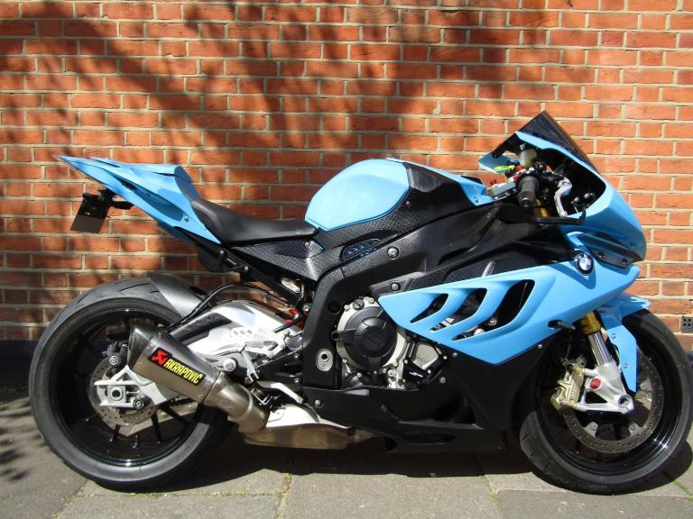 BMW S 1000 RR , AMAZING LOOKING BIKE *BABY BLUE * WOW LOOK * LOW MILEAGE ****