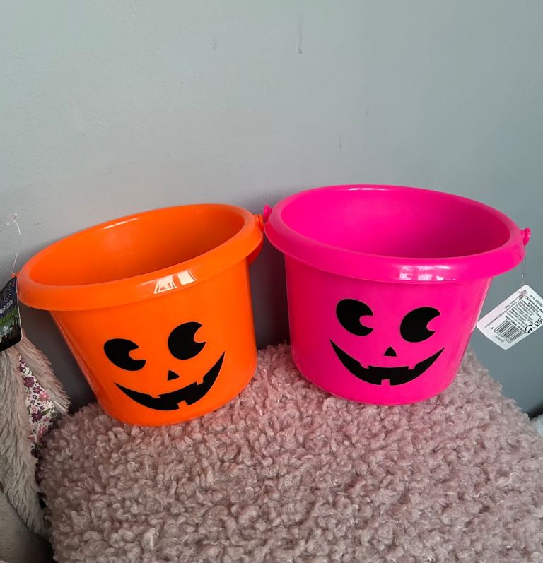 Halloween buckets BRAND NEW condition 