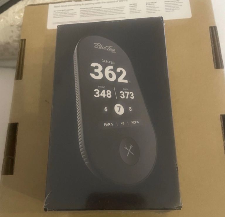 Blue Tees GPS Ringer Touch Golf GPS Rangefinder - Brand New - RRP £199