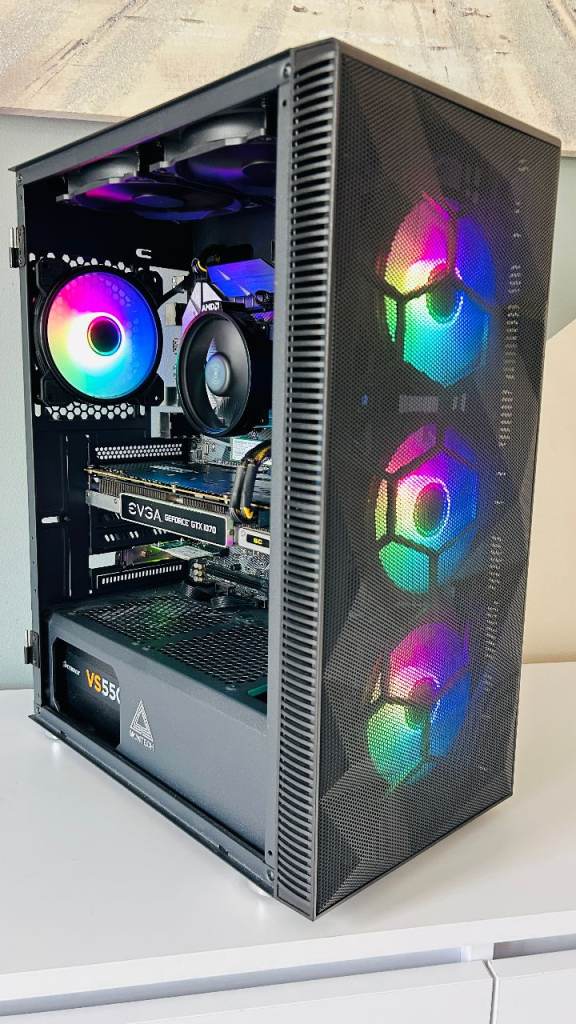 Gaming PC AMD Ryzen 7 | 8GB GTX 1070 | 16GB RAM | SSD + Windows 11 