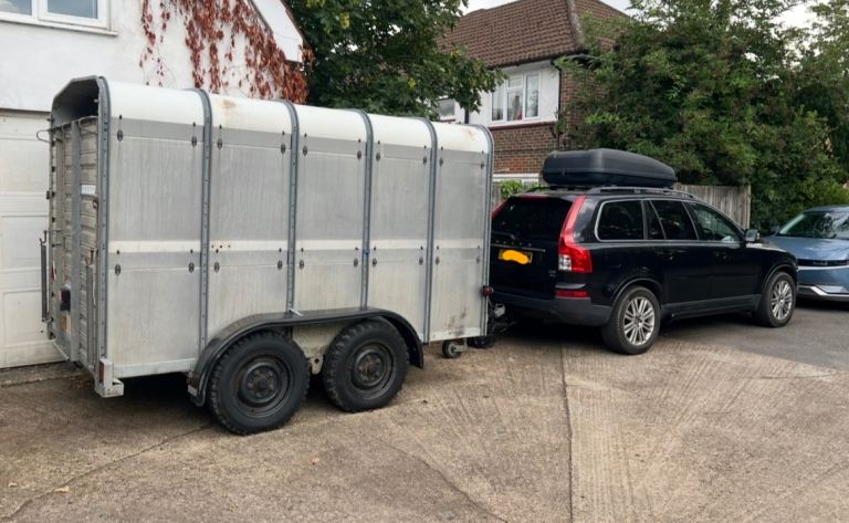 16” ifor Williams 5 stud wheels with mud tyres 