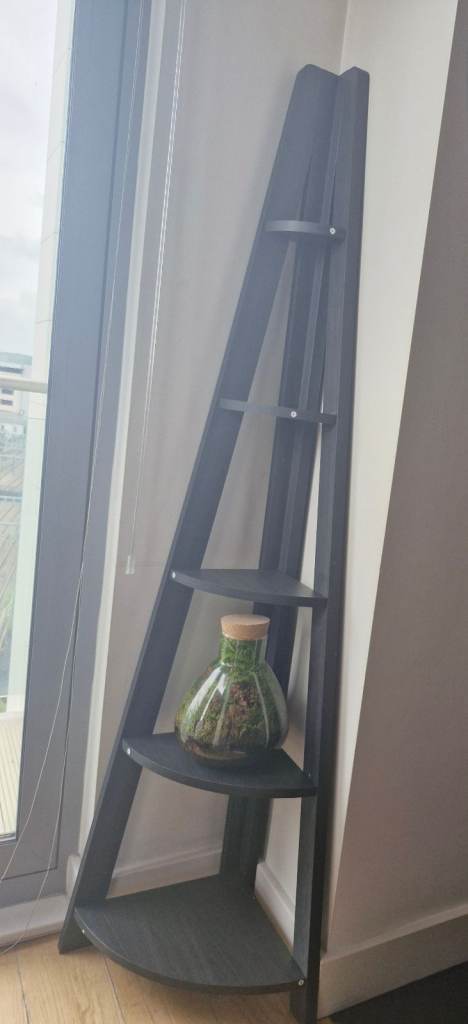 Arelious Corner Bookcase Storage 