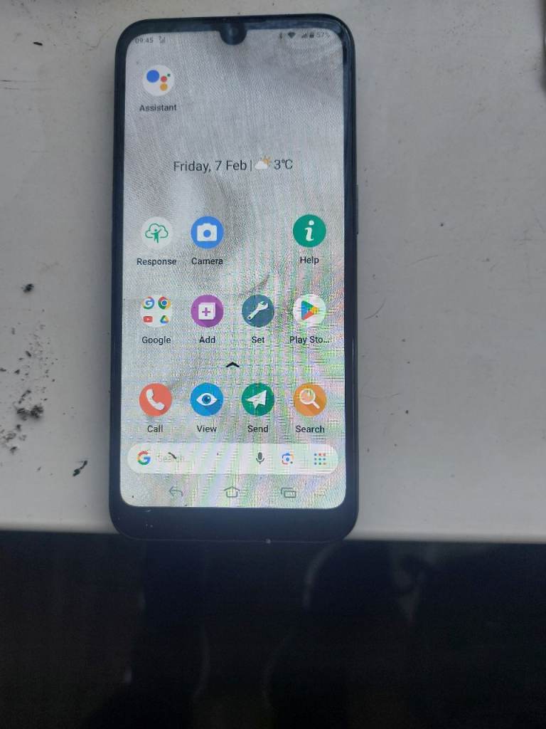 Un locked mobile phone 