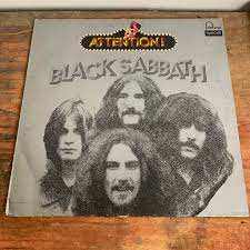 Debut self-titled 'Black Sabbath' album (ATTENTION!) German Fontana 1972 LP VG