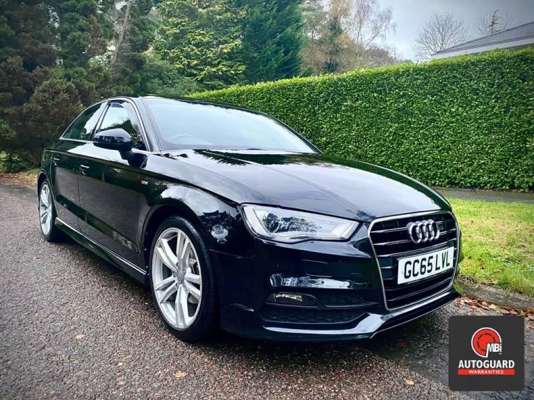 2016 65 AUDI A3 2.0 TDI S LINE SALOON 4DR DIESEL MANUAL EURO 6 (S/S) (NAV) (150 