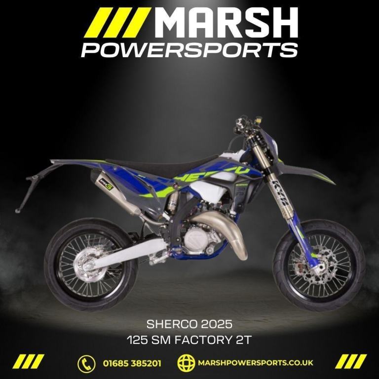 Sherco SM 125 Factory 2T 2025 - Sherco Main Dealer - Reserve Now!