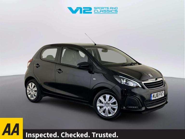2018 Peugeot 108 1.0 Active 5dr HATCHBACK PETROL Manual
