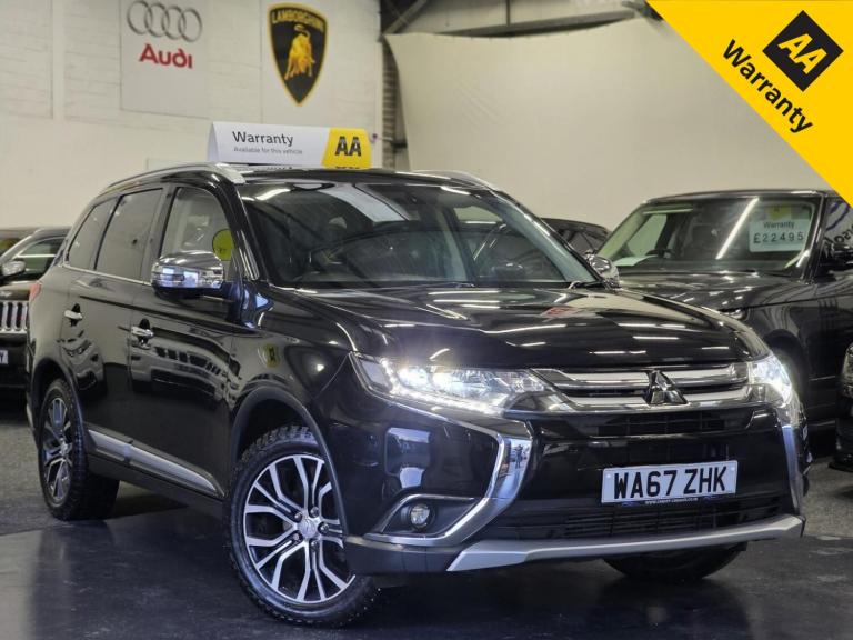 MITSUBISHI OUTLANDER 2.2 DI-D4 Diesel 2017+AUTO+SATNAV+36CAM+4WD+SUNROF+TOWBAR!