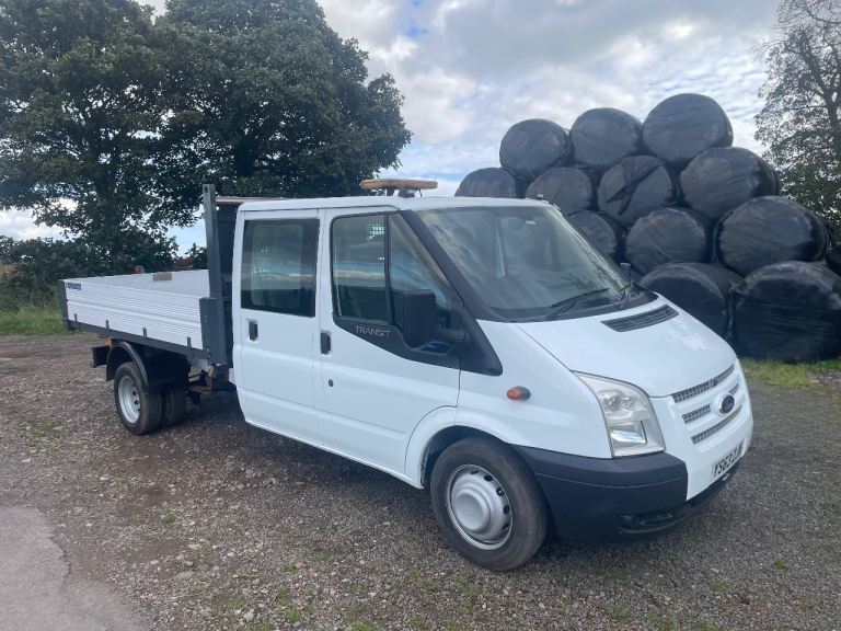 Transit crew cab tipper 2014 63 full year mot 
