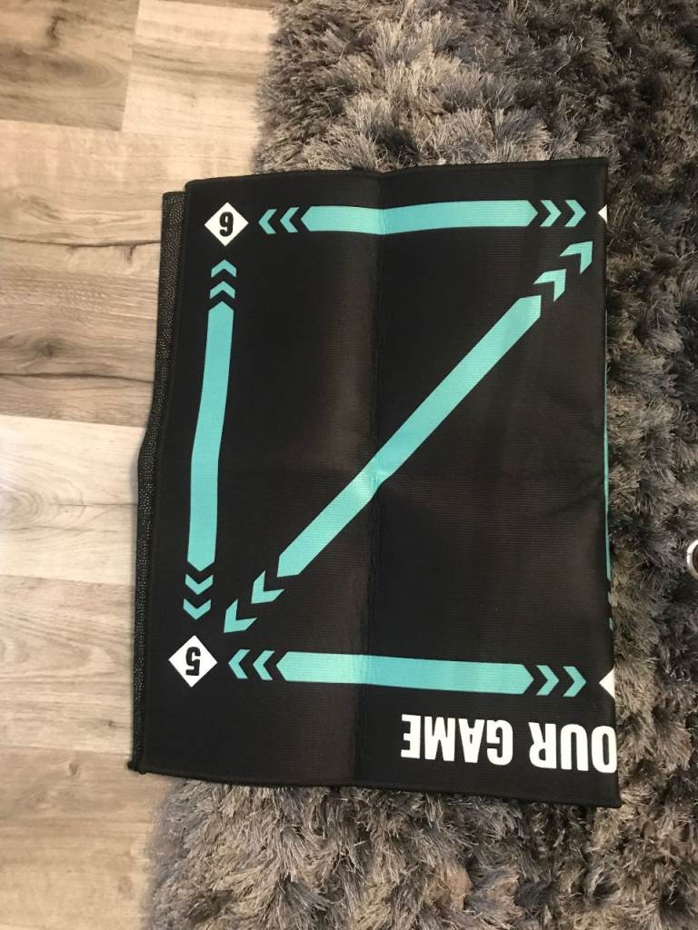 image for 90cm Football Training Mat Durable Non Slip Foldable Kids Adults Dribble 