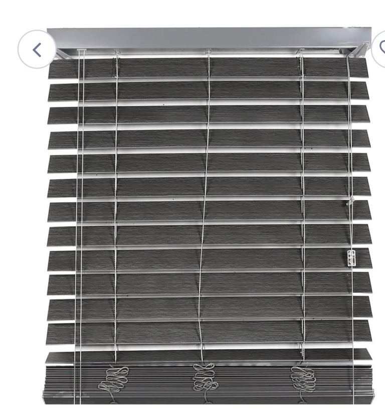 Venetian dark grey blind  