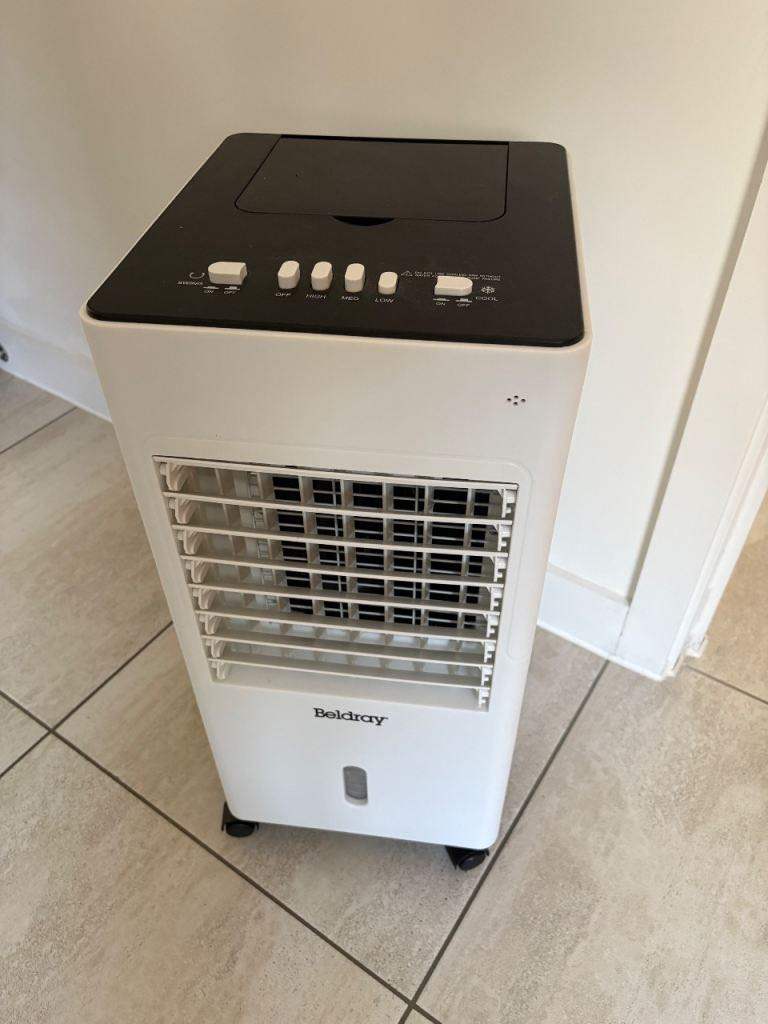 Beldray fan with ice block cooling.