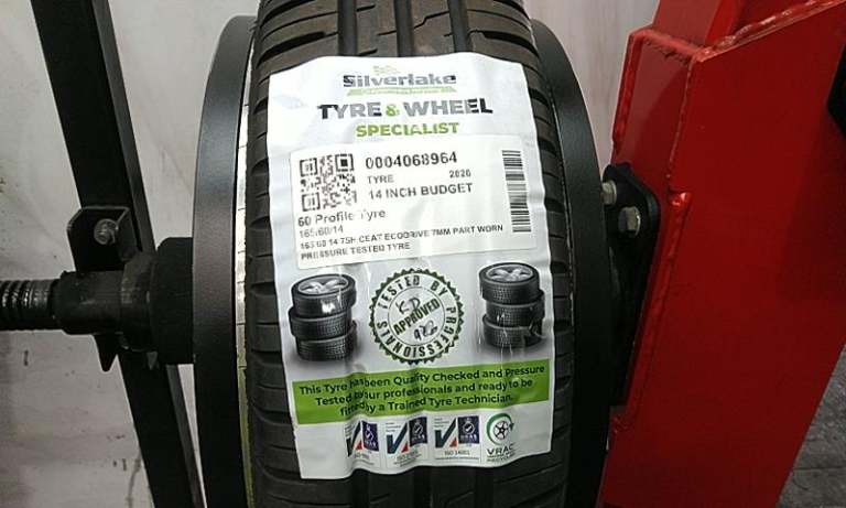 165 60 14 75h Ceat Ecodrive 7mm Part Worn Pressure Tested Tyre
