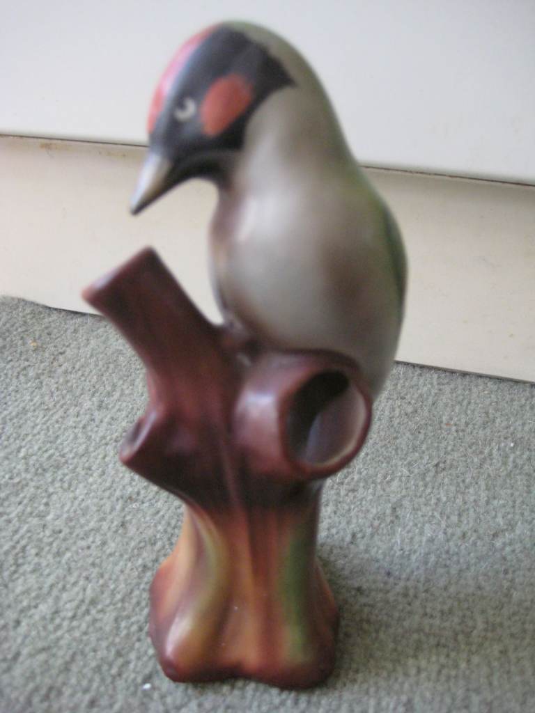 Vintage Woodpecker Porcelain Figurine for £5.00