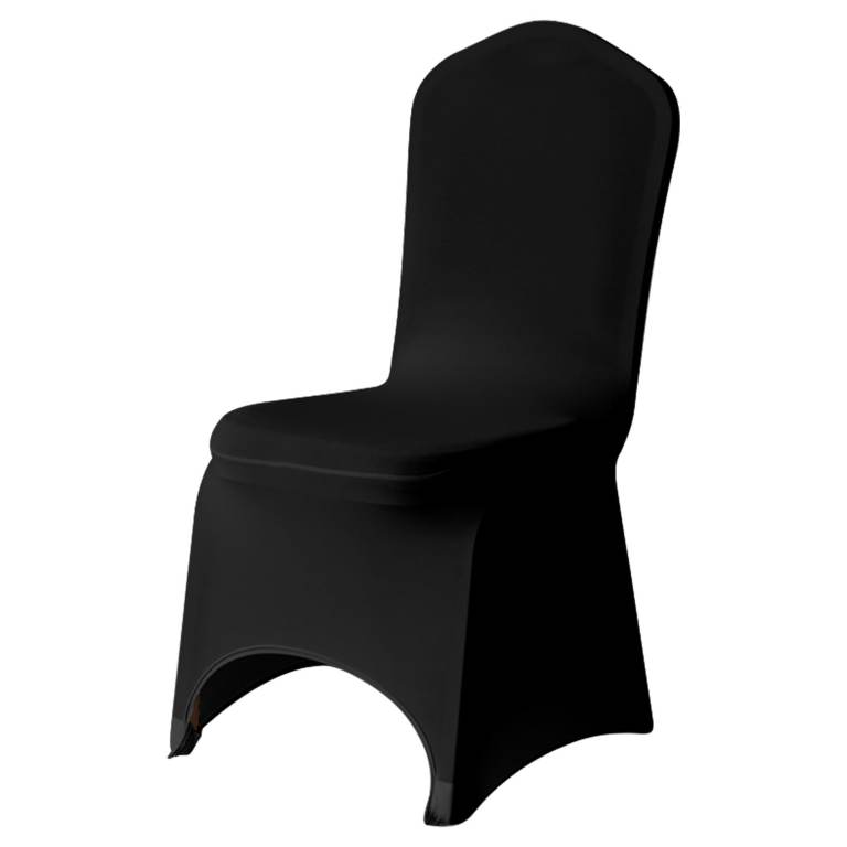 Chair Cover Wedding Spandex arched Front Chair Covers Stretch Fabric, Removable & Washable