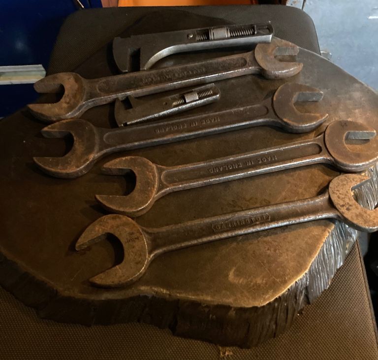 Vintage large spanner’s 