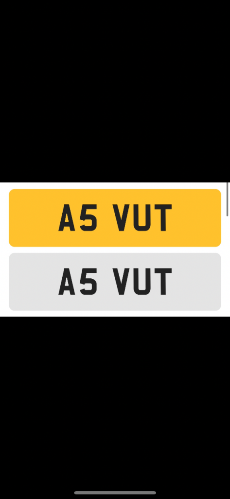 PRIVATE REGISTRATION PLATES