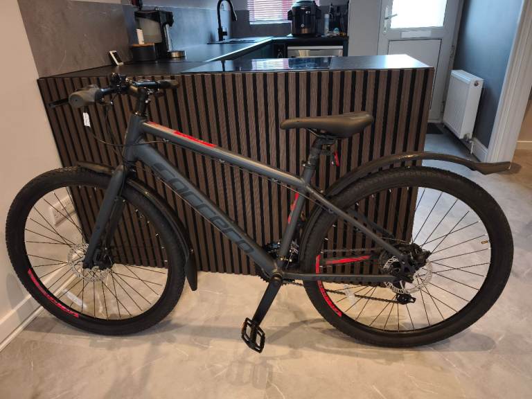 Carrera subway mens hybrid bike grey small 16" 