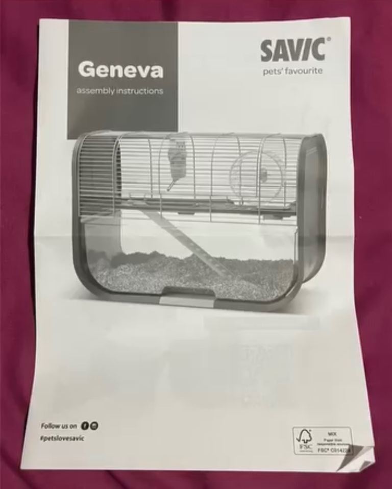 Full Set Up - Hamster Cage and Accessories