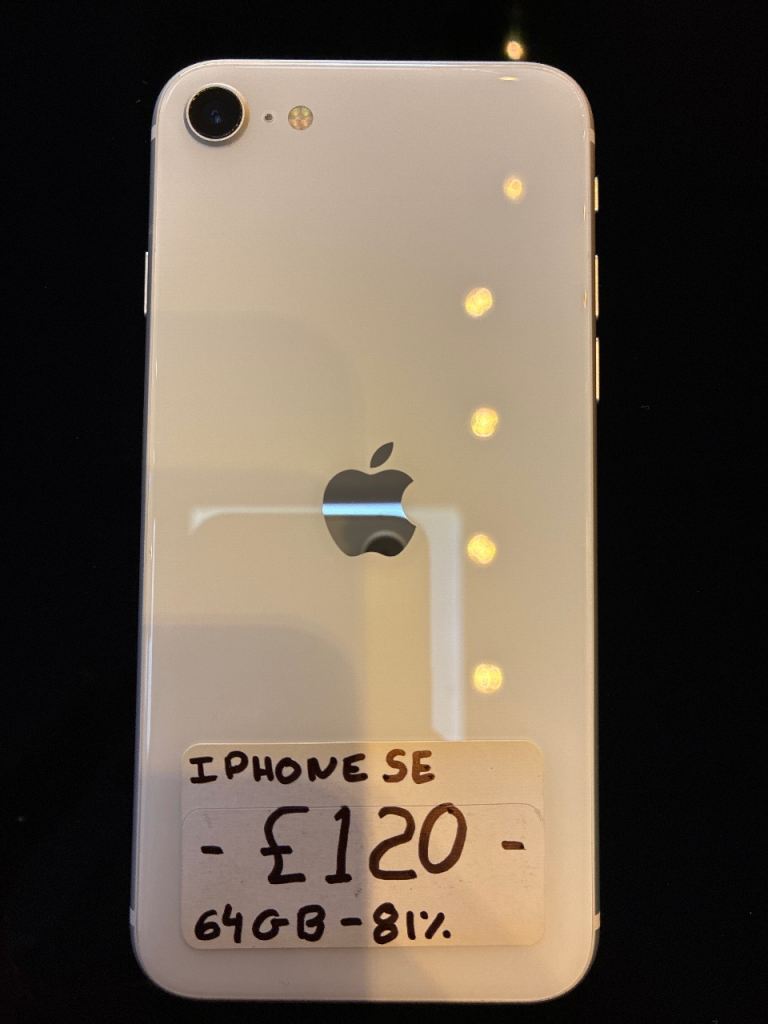 Apple iPhone SE 64GB – White, Good Condition