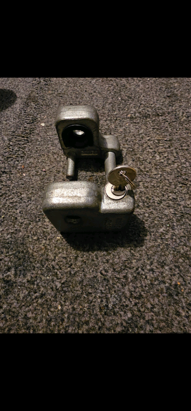CARAVAN CAMPERVAN & TRAILER WHEEL CLAMP LOCK AS NEW