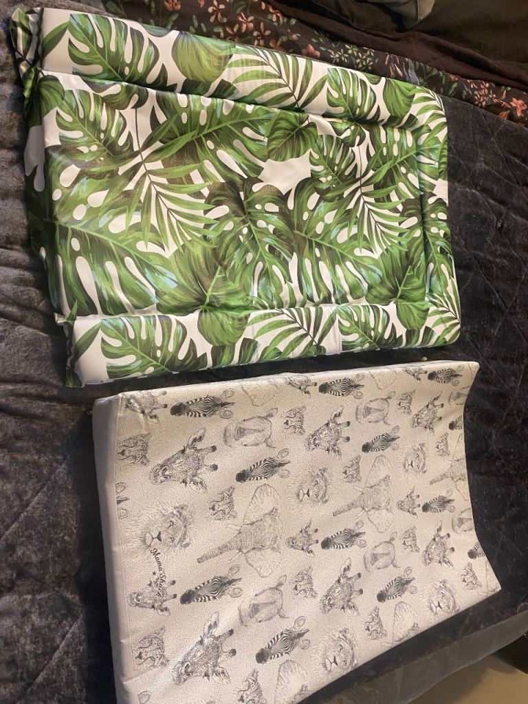 Baby Changing Mats – Tropical Leaf & Animal Print