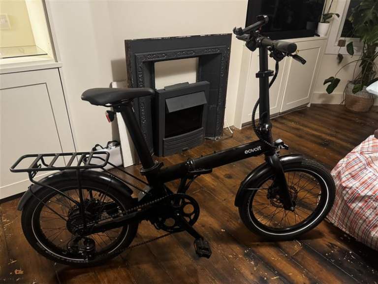 2025 Eovolt Afternoon 20 Origins V3 Electric Folding Bike In Onyx Black