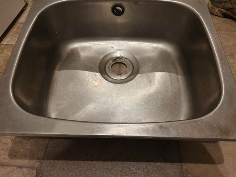 Great metal sink for utility, garage ir campervan 