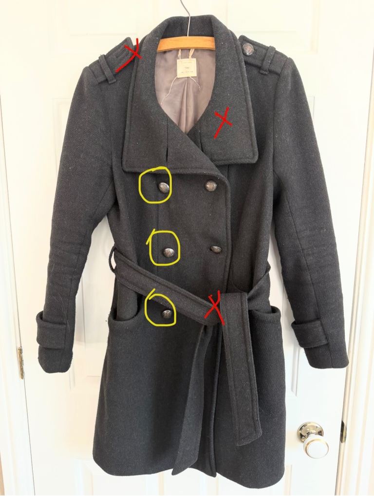 GAP Wool blend Coat / Jacket Size S Women’s 10-12