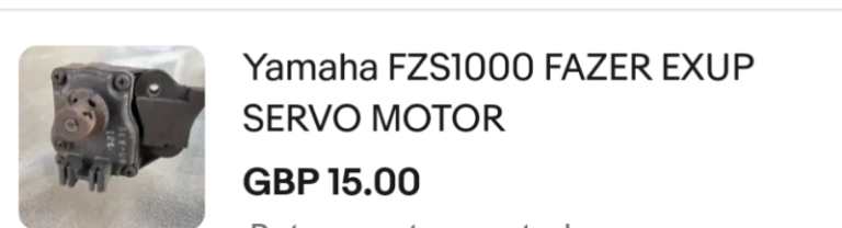 Yamaha Fazer Exup motor 