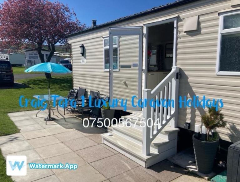 3 bedroom caravan for sale. Craig Tara holiday park, Ayrshire, Scotland