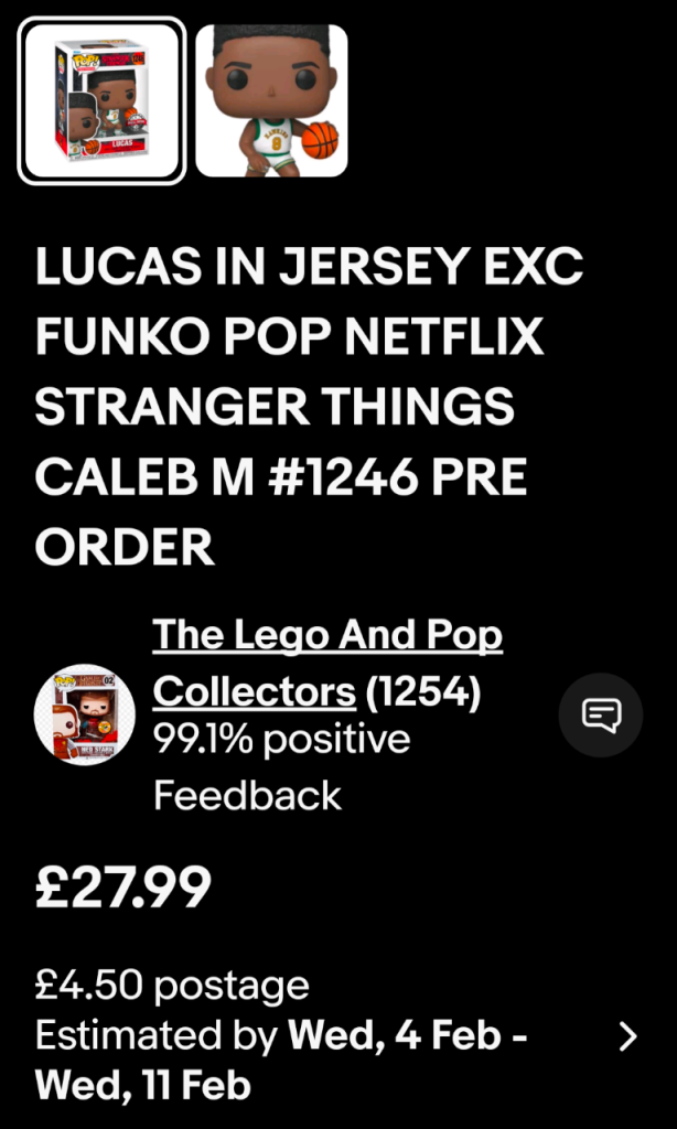 Stranger Things Funko Pops. HIGHLY COLLECTABLE 