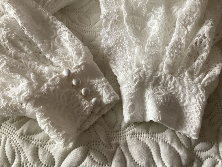 Ivory wedding dress uk 8 new