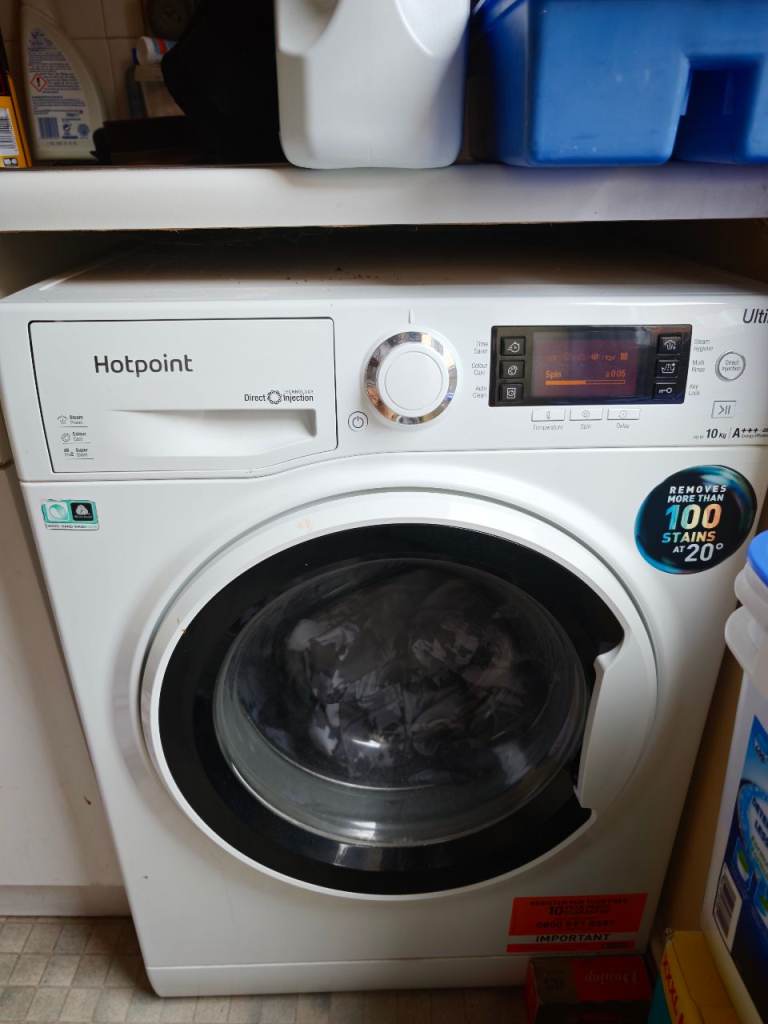 Hotpoint Ultima S-Line 10kg Washing Machine - SPARES OR REPAIR (Non-Runner)