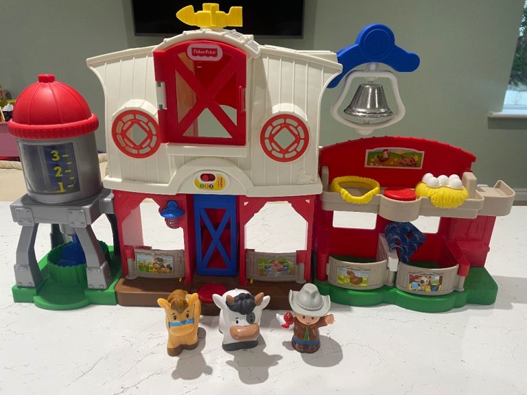 Fisher price farm house with smart stages