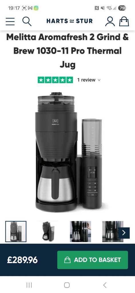 Melitta Fresh Pro Coffee Machine