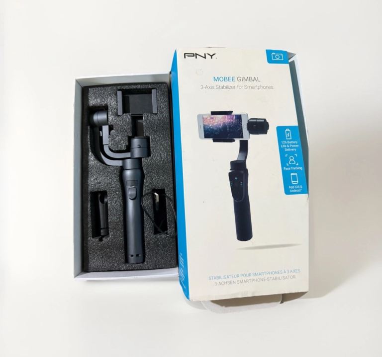 PNY MOBEE 3-Axis Smartphone Gimbal Stabiliser Black