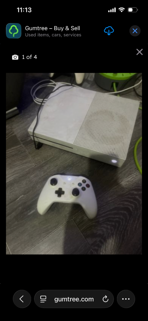 Xbox one s 2 controllers perfect working 