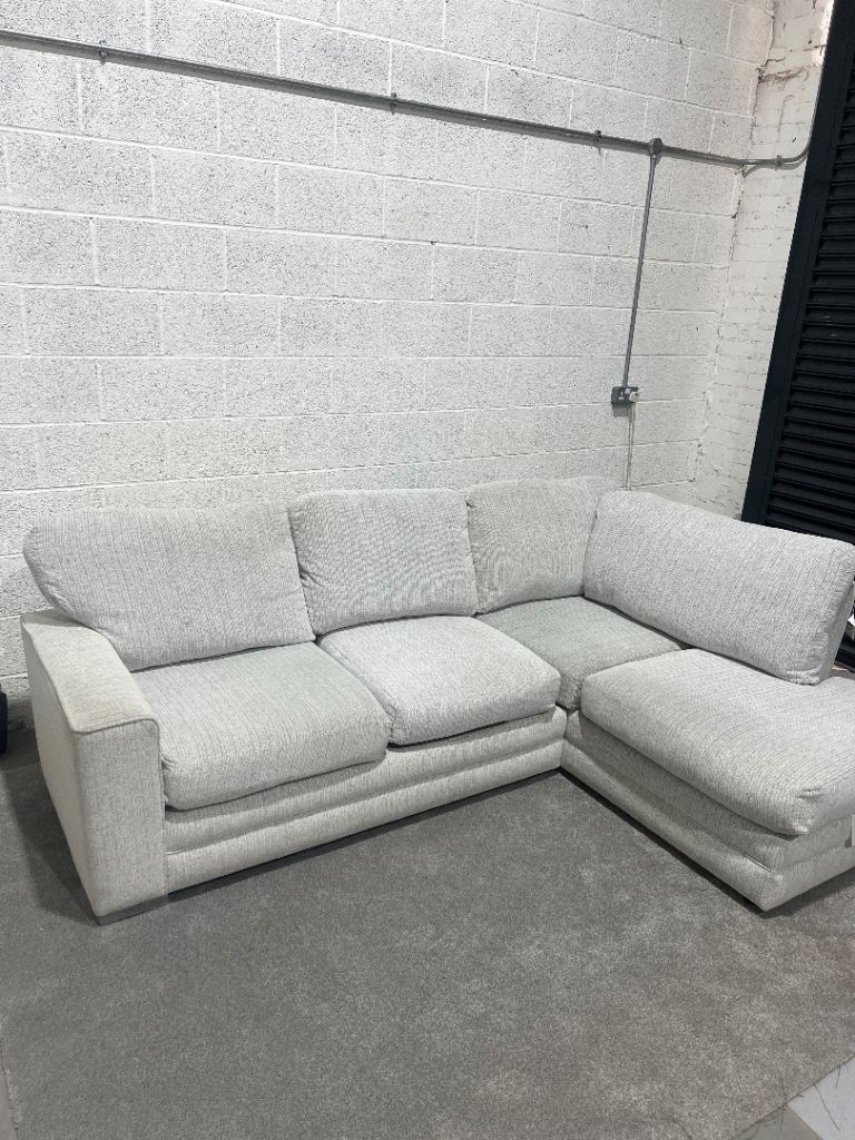 Sofa L shape beige delivery available 
