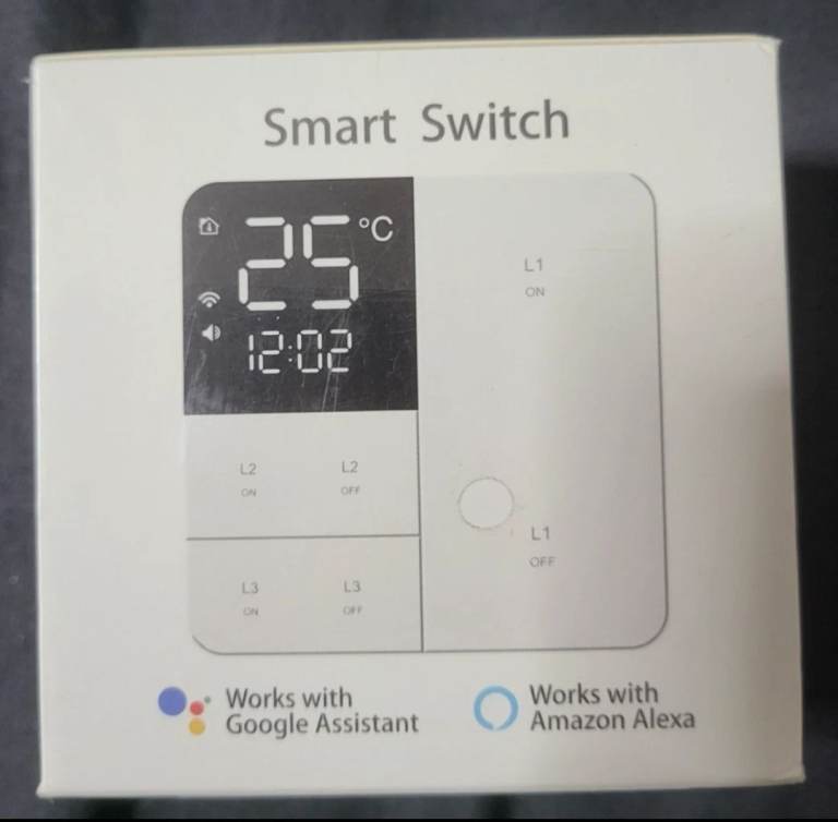 Zoenova WiFi Smart Light Switch – New, White