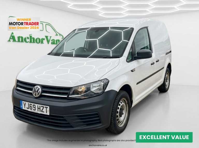 2019 Volkswagen Caddy Petrol SWB L1H1 Low Roof Startline C20 Air Con Sensors SELECT Panel Van Pet...