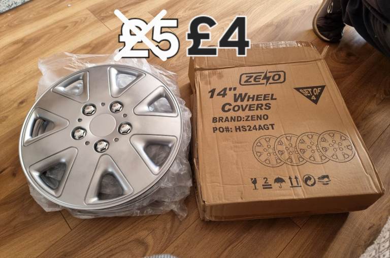 Reduced New in box wheel trims 