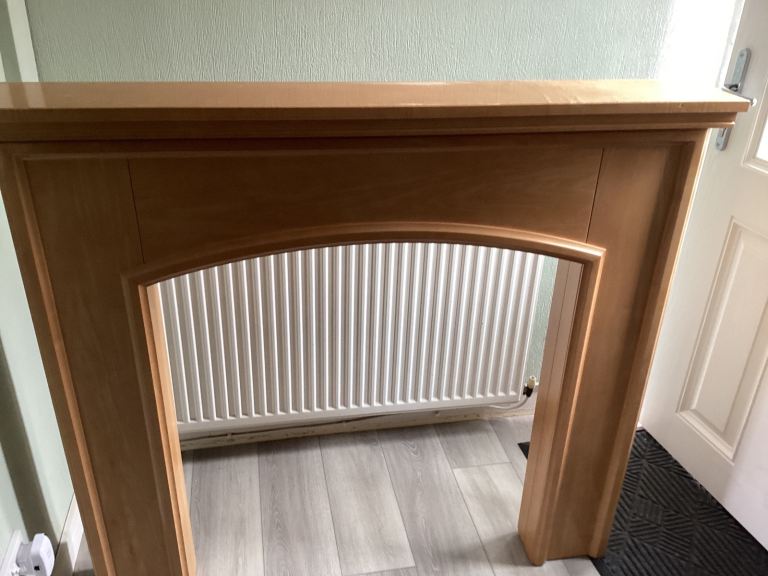 WOODEN FIRE SURROUND 