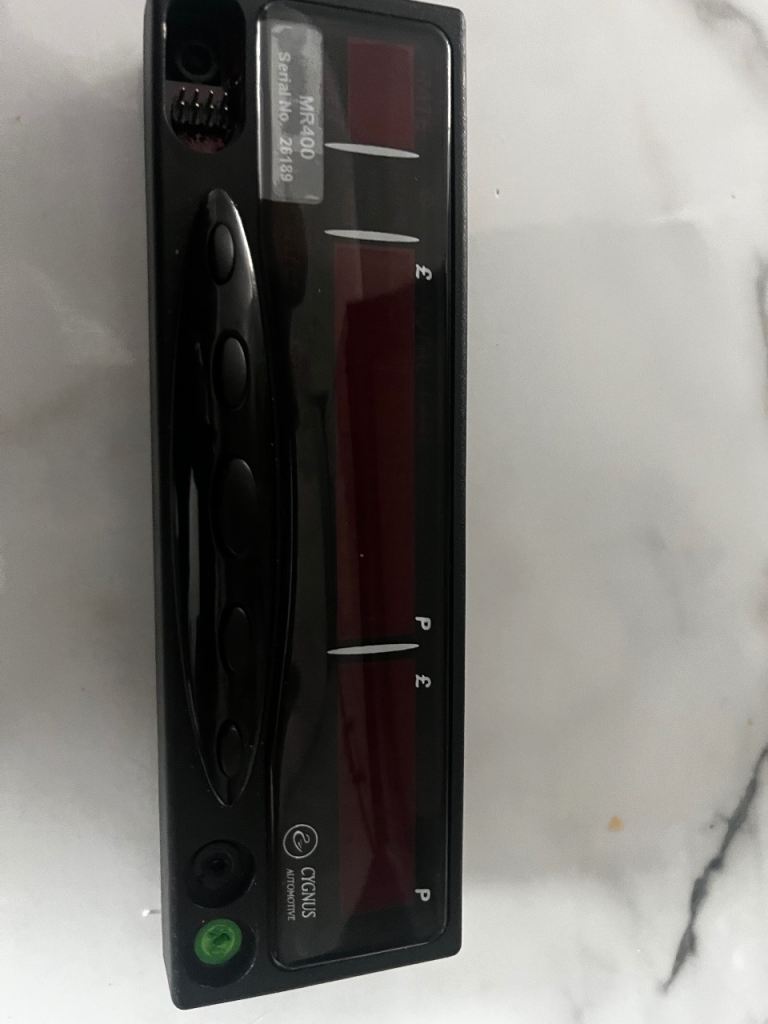 Cygnus Taxi Meter - Black, Good Condition